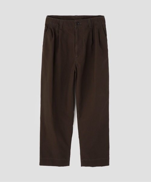 MHL.(エムエイチエル)の「JAPANESE DENSE COTTON(その他パンツ・メンズ・オリーブドラブ/ライトベージュ・SMALL/LARGE/MEDIUM)」の10枚目の写真