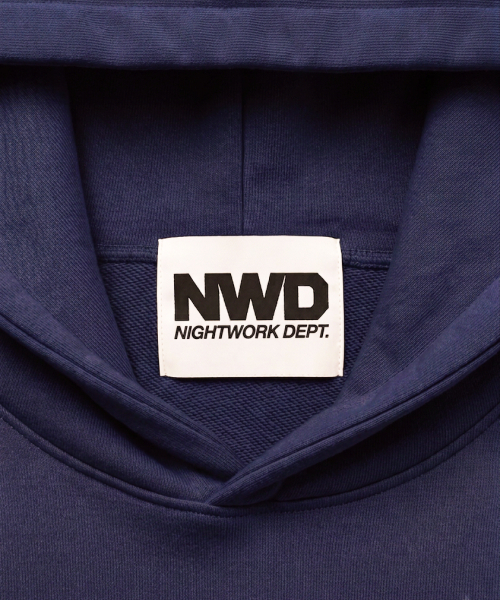 NIGHTWORKDEPT(ナイトワークデプト)の「ARCHIVE CREST HOODIE_NAVY(パーカー・レディース・その他・SMALL/MEDIUM)」の6枚目の写真