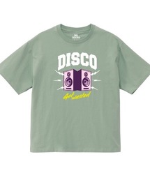 NOBOUND(ノーバウンド) 半袖Tシャツ レディース ユニセックス DISCOロゴ イラスト プリント ビッグシルエット Tシャツ 半袖 トップス カットソー ストリート カジュアル