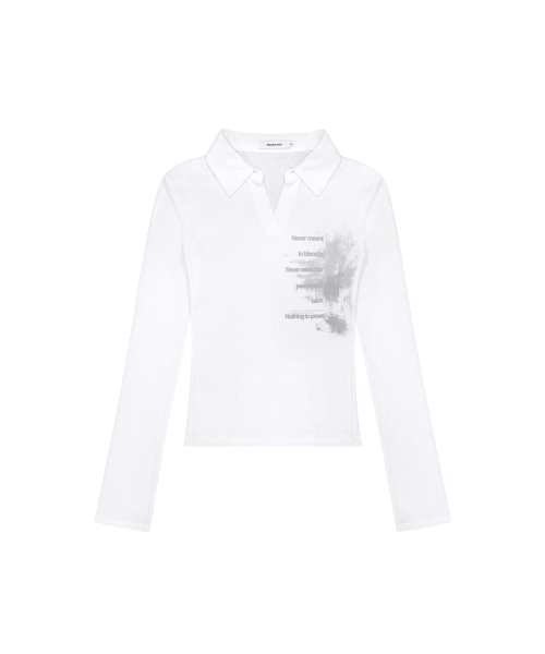 ROCKCAKE(ロックケーキ)の「Collar V Neck Top - White(Tシャツ/カットソー・レディース・その他・SMALL)」の6枚目の写真