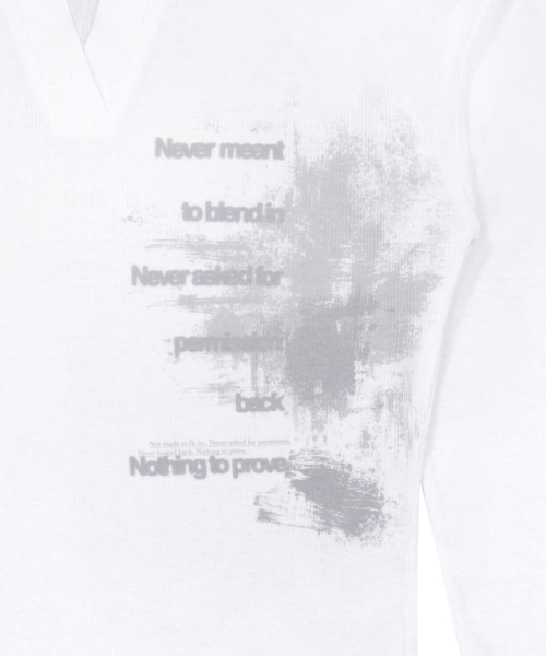 ROCKCAKE(ロックケーキ)の「Collar V Neck Top - White(Tシャツ/カットソー・レディース・その他・SMALL)」の8枚目の写真