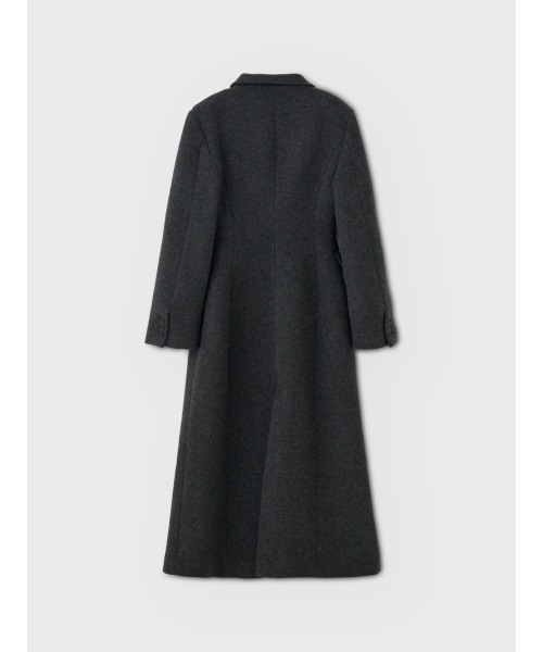 EIMY ISTOIRE(エイミーイストワール)の「CLASSIC WOOL LONG COAT(チェスターコート・レディース・チャコールグレー/アイボリー・38/36)」の6枚目の写真