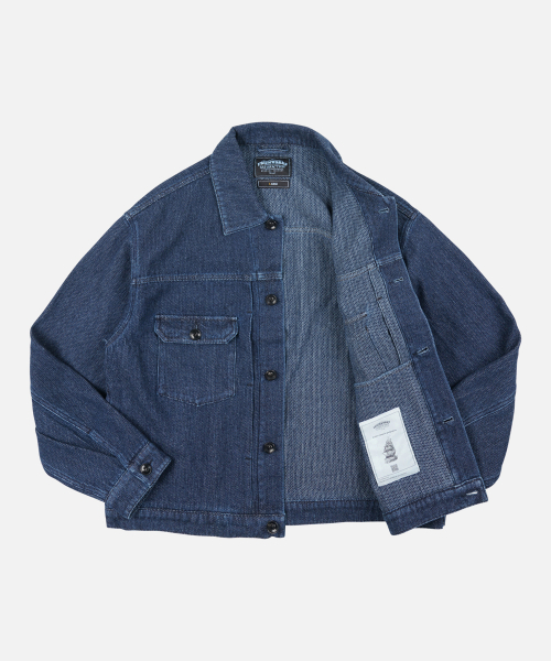 FRIZMWORKS(フリズムワークス)の「SASHIKO DENIM TRUCKER JACKET _ INDIGO(デニムジャケット・メンズ・その他・SMALL/MEDIUM/LARGE/X-LARGE)」の2枚目の写真