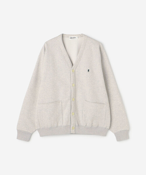 GYMPHLEX(ジムフレックス)の「Gymphlex | スウェット Vネックカーディガン MEN(カーディガン/ボレロ・メンズ・グレー・L)」の2枚目の写真