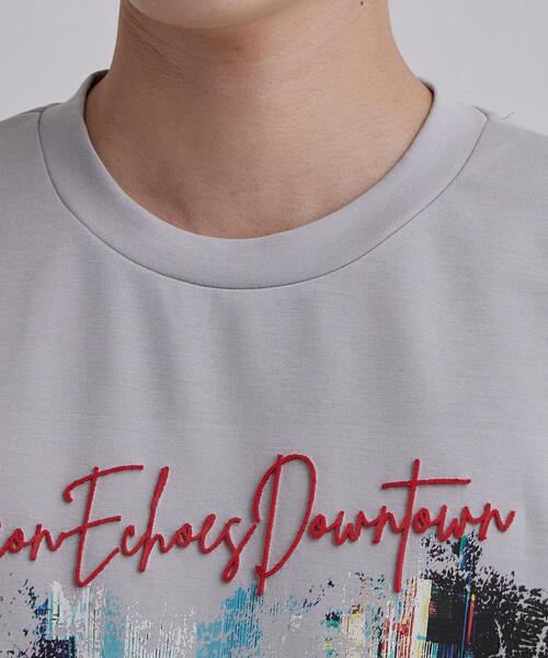 tk.TAKEO KIKUCHI（ティーケータケオキクチ）の「ブラシ刺繍長袖Tシャツ（Tシャツ/カットソー・メンズ・ブラック/ライトグレー/ホワイト・04/03/02）」の19枚目の写真