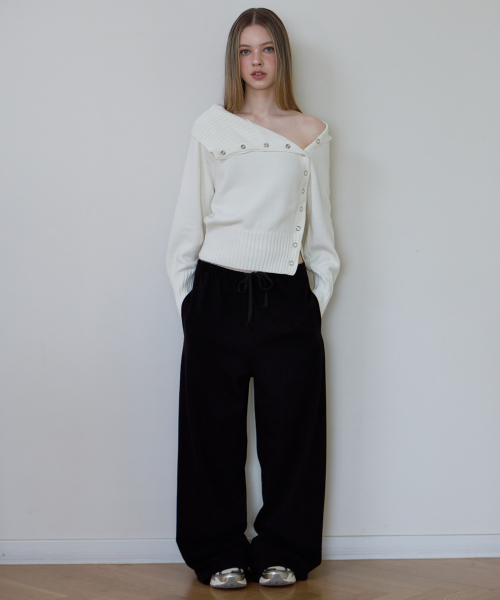 ROSEFRANTZ（ロゼフランツ）の「Fold Off Shoulder Knit [Ivory]（ニット/セーター・レディース・アイボリー・OS）」の4枚目の写真