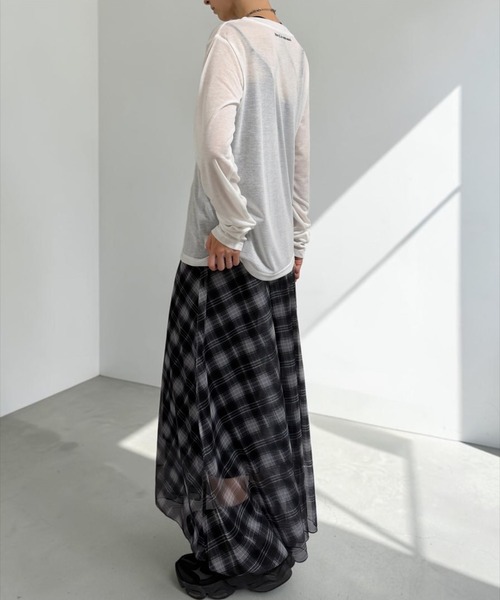 THE SOIS(ソア)の「フォトプリントシアーロンT(Tシャツ/カットソー・レディース・オフホワイト/ブラック・FREE)」の13枚目の写真