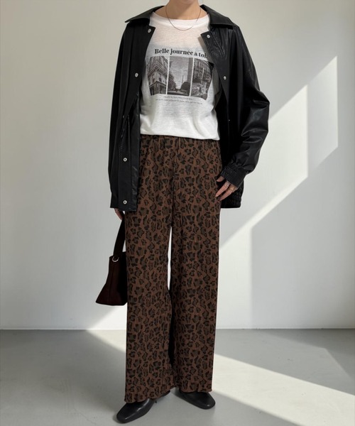 THE SOIS(ソア)の「フォトプリントシアーロンT(Tシャツ/カットソー・レディース・オフホワイト/ブラック・FREE)」の19枚目の写真