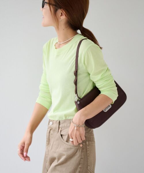 OUTDOOR PRODUCTS(アウトドアプロダクツ)の「追加 ハイツイストジャージークルーネックコンパクト(Tシャツ/カットソー・レディース・ホワイト/ブラック/ブラウン/グレー/グリーン系その他・FREE)」の5枚目の写真