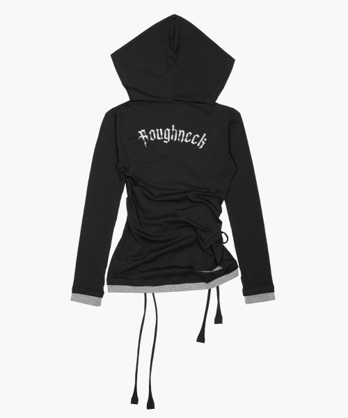 ROUGHNECK(ラフネック)の「グランジストラップフーディー ブラック(Tシャツ/カットソー・レディース・その他・MEDIUM/SMALL)」の13枚目の写真