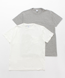 【Velva Sheen】ベルバシーン 2パックポケット付きＴシャツ