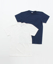 【Velva Sheen】ベルバシーン 2パックポケット付きＴシャツ