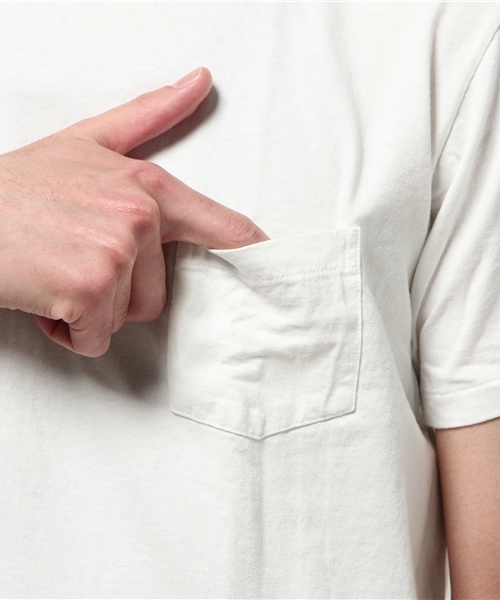 Velva Sheen(ベルバシーン)の「【Velva Sheen】ベルバシーン 2パックポケット付きTシャツ(Tシャツ/カットソー・メンズ・ブラック×ホワイト/ホワイト×グレー/ホワイト×ネイビー/ブラック×グレー/ブルー系その他/ホワイト×ブラック・SMALL/LARGE/MEDIUM)」の12枚目の写真