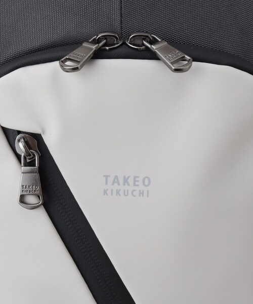 TAKEO KIKUCHI(タケオキクチ)の「【LIMITED】STORAGEカーブボディバック(ボディバッグ/ウエストポーチ・メンズ・ホワイト/ブラック/チャコールグレー・00)」の15枚目の写真
