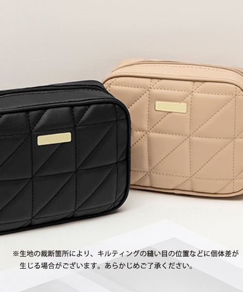 Miniministore(ミニミニストア)の「キルティング ミニショルダーバッグ 軽量(ショルダーバッグ・レディース・ブラック/ベージュ/ホワイト/ライトグレー・FREE)」の9枚目の写真