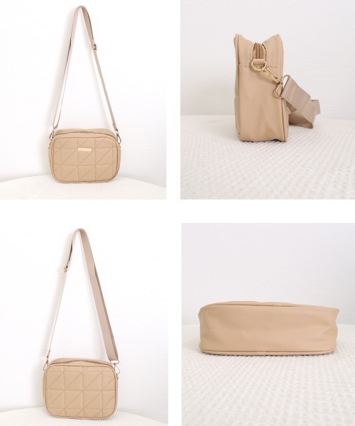 Miniministore(ミニミニストア)の「キルティング ミニショルダーバッグ 軽量(ショルダーバッグ・レディース・ブラック/ベージュ/ホワイト/ライトグレー・FREE)」の12枚目の写真