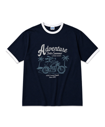 アドベンチャーイントゥサマー オーバーサイズリンガーTシャツ (3color)