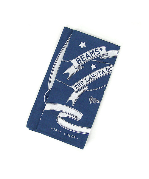 BEAMS PLUS（ビームスプラス）の「THE LAKOTA HOUSE×BEAMS PLUS / 別注 バンダナ（バンダナ/スカーフ・メンズ・ブラウン/レッド/イエロー/グリーン/ネイビー・ONE SIZE）」の8枚目の写真