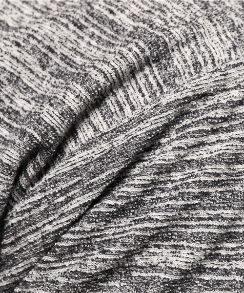 ikka（イッカ）の「ジャガードパイル無地VネックTシャツ（Tシャツ/カットソー・メンズ・ホワイト/ライトグレー/ネイビー/オフホワイト・X-LARGE/MEDIUM/LARGE）」の10枚目の写真