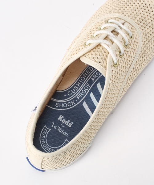 LE TALON(ルタロン)の「Keds Champion Oxford メッシュ◆(スニーカー・レディース・アイボリー/ネイビー・37.5/36.5/36/37/38/35.5)」の12枚目の写真