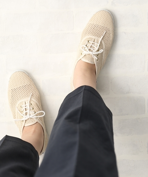 LE TALON(ルタロン)の「Keds Champion Oxford メッシュ◆(スニーカー・レディース・アイボリー/ネイビー・37.5/36.5/36/37/38/35.5)」の14枚目の写真