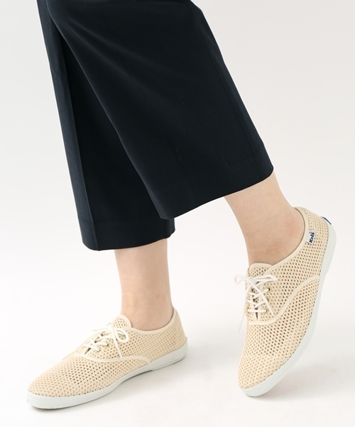 LE TALON(ルタロン)の「Keds Champion Oxford メッシュ◆(スニーカー・レディース・アイボリー/ネイビー・37.5/36.5/36/37/38/35.5)」の13枚目の写真