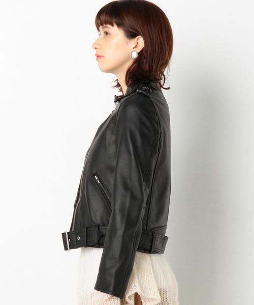 Another Edition(アナザーエディション)の「ラムレザーライダース/AEBC LAMB RIDERS◆(ライダースジャケット・レディース・ブラック/ブラウン・SMALL/MEDIUM)」の20枚目の写真