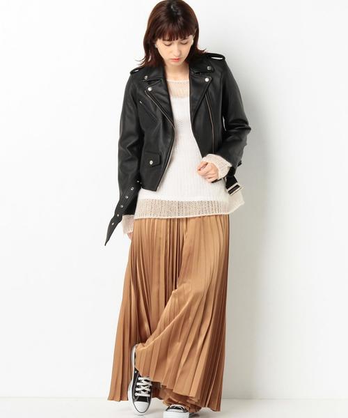 Another Edition(アナザーエディション)の「ラムレザーライダース/AEBC LAMB RIDERS◆(ライダースジャケット・レディース・ブラック/ブラウン・SMALL/MEDIUM)」の21枚目の写真