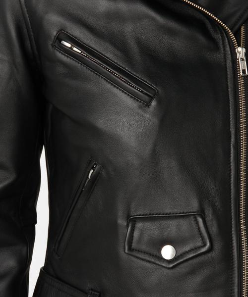 Another Edition(アナザーエディション)の「ラムレザーライダース/AEBC LAMB RIDERS◆(ライダースジャケット・レディース・ブラック/ブラウン・SMALL/MEDIUM)」の16枚目の写真