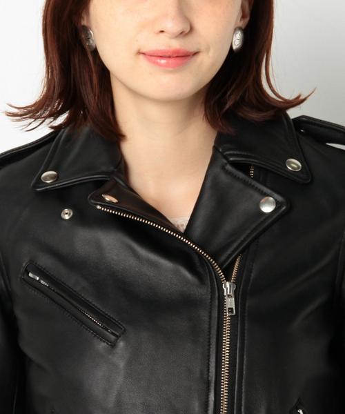 Another Edition(アナザーエディション)の「ラムレザーライダース/AEBC LAMB RIDERS◆(ライダースジャケット・レディース・ブラック/ブラウン・SMALL/MEDIUM)」の17枚目の写真