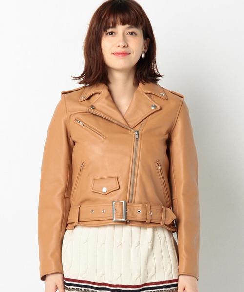 Another Edition(アナザーエディション)の「ラムレザーライダース/AEBC LAMB RIDERS◆(ライダースジャケット・レディース・ブラック/ブラウン・SMALL/MEDIUM)」の10枚目の写真