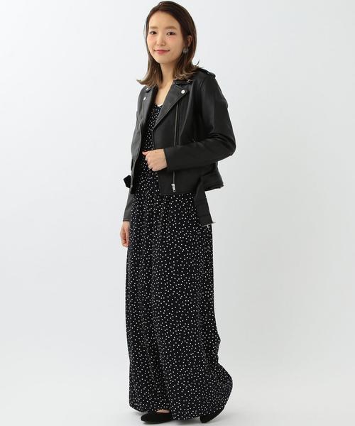 Another Edition(アナザーエディション)の「ラムレザーライダース/AEBC LAMB RIDERS◆(ライダースジャケット・レディース・ブラック/ブラウン・SMALL/MEDIUM)」の4枚目の写真