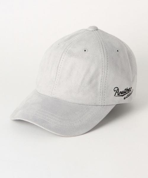 Another Edition（アナザーエディション）の「刺繍フェイクスウェードキャップ/AEBC EMB SUED CAP◆（キャップ・レディース・ライトグレー/その他1・FREE）」の2枚目の写真