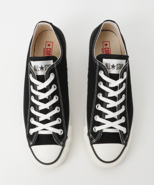 CONVERSE（コンバース）の「CONVERSE コンバース / キャンバス オールスター Ｊ ＯＸ MADE IN JAPAN / 3494-32167431（スニーカー・メンズ・ブラック・8.5/9.5/7.5）」の6枚目の写真