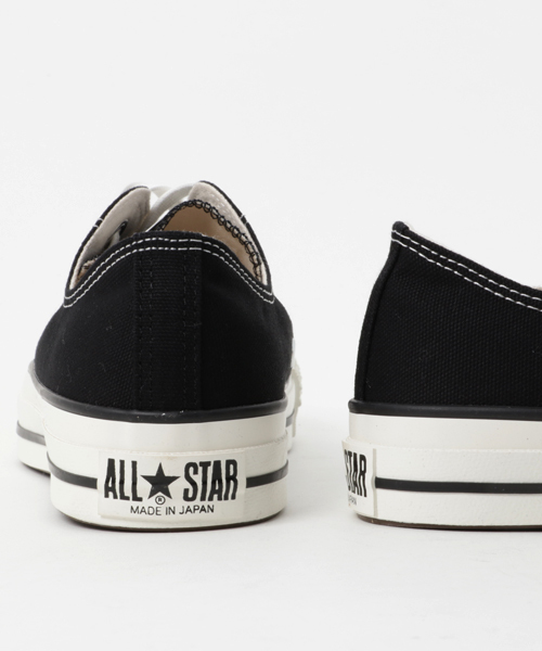 CONVERSE（コンバース）の「CONVERSE コンバース / キャンバス オールスター Ｊ ＯＸ MADE IN JAPAN / 3494-32167431（スニーカー・メンズ・ブラック・8.5/9.5/7.5）」の2枚目の写真