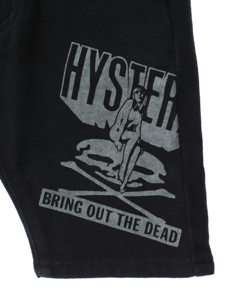 JOEY HYSTERIC（ジョーイヒステリック）の「BRING OUT THE DEAD pt 天竺5PショートPT（その他パンツ・キッズ・ブラック/グレー・XS.P/SMALL/MEDIUM）」の4枚目の写真