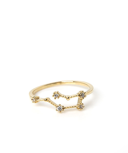 queite（ケイト）の「12星座リング（リング・レディース・B/G/I/A/E/F/H/J/K/L/C/D・ﾌﾘ-）」の3枚目の写真