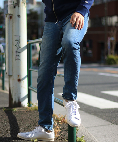 ESSENTIAL GARMENT MEN'S BIGI（エッセンシャルガーメントメンズビギ）の「ストレッチジーンズ/スリムテーパード（デニムパンツ・メンズ・ホワイト/ブルー・S/M/L/SS）」の12枚目の写真