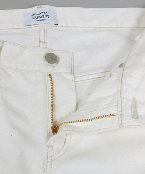 ESSENTIAL GARMENT MEN'S BIGI（エッセンシャルガーメントメンズビギ）の「ストレッチジーンズ/スリムテーパード（デニムパンツ・メンズ・ホワイト/ブルー・S/M/L/SS）」の5枚目の写真