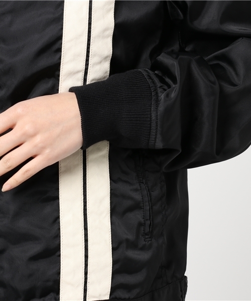 HYSTERIC GLAMOUR（ヒステリックグラマー）の「レーシングJK（ブルゾン・レディース・ホワイト/ブラック/ネイビー・MEDIUM/SMALL）」の6枚目の写真