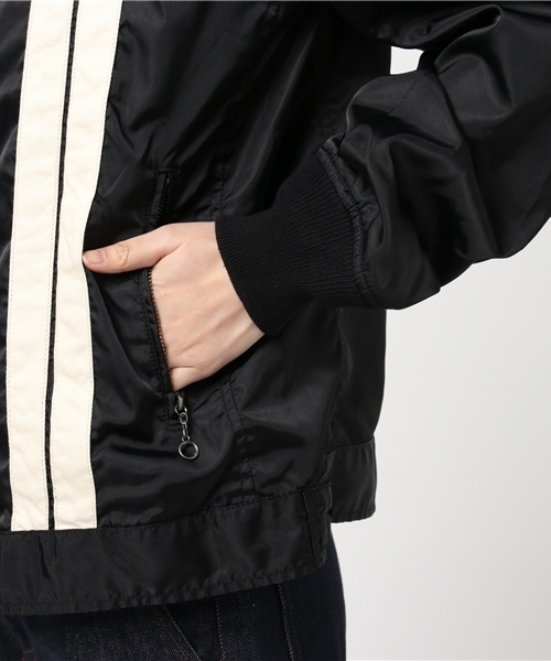 HYSTERIC GLAMOUR（ヒステリックグラマー）の「レーシングJK（ブルゾン・レディース・ホワイト/ブラック/ネイビー・MEDIUM/SMALL）」の16枚目の写真