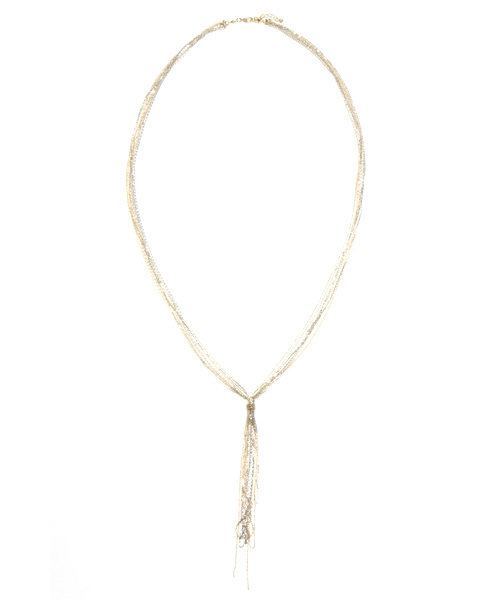 Demi-Luxe BEAMS（デミルクス ビームス）の「Demi-Luxe BEAMS / 8連ノット ロングネックレス（ネックレス・レディース・ゴールド/その他1・ONE SIZE）」の4枚目の写真