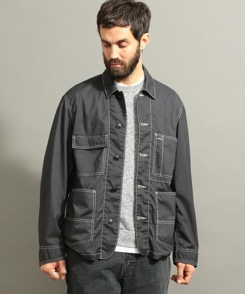 BEAUTY&YOUTH UNITED ARROWS(ビューティーアンドユースユナイテッドアローズ)の「BY TR/TC カバーオール ジャケット ◆(カバーオール・メンズ・ダークグレー/ネイビー・LARGE/X-LARGE/SMALL/MEDIUM)」の2枚目の写真