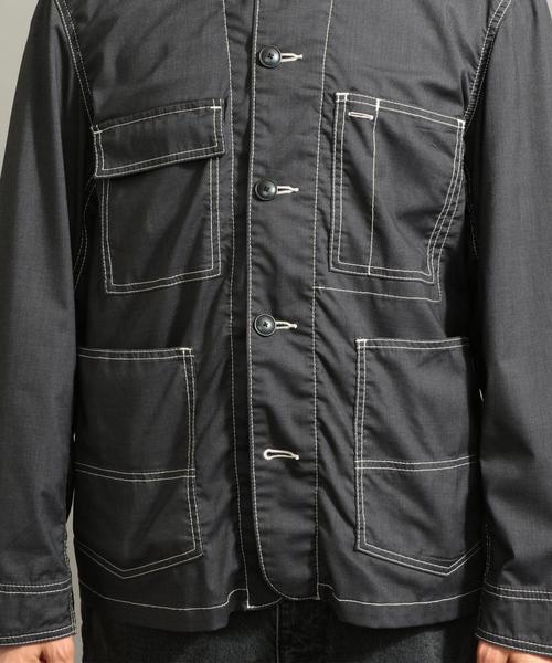 BEAUTY&YOUTH UNITED ARROWS(ビューティーアンドユースユナイテッドアローズ)の「BY TR/TC カバーオール ジャケット ◆(カバーオール・メンズ・ダークグレー/ネイビー・LARGE/X-LARGE/SMALL/MEDIUM)」の13枚目の写真
