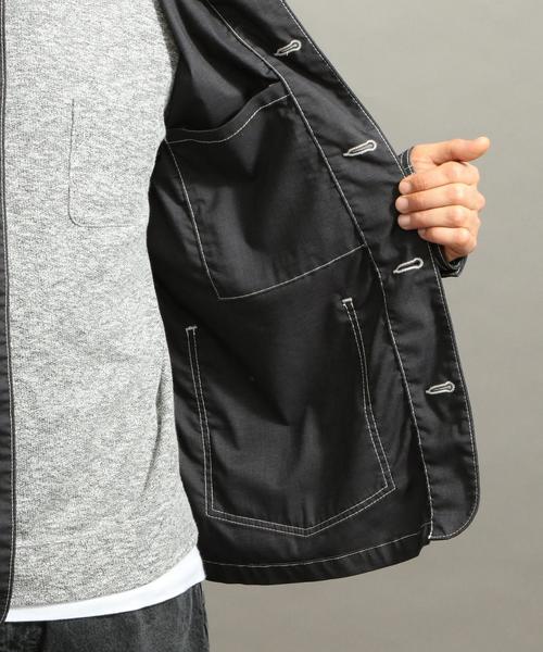 BEAUTY&YOUTH UNITED ARROWS(ビューティーアンドユースユナイテッドアローズ)の「BY TR/TC カバーオール ジャケット ◆(カバーオール・メンズ・ダークグレー/ネイビー・LARGE/X-LARGE/SMALL/MEDIUM)」の14枚目の写真