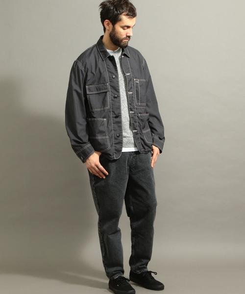 BEAUTY&YOUTH UNITED ARROWS(ビューティーアンドユースユナイテッドアローズ)の「BY TR/TC カバーオール ジャケット ◆(カバーオール・メンズ・ダークグレー/ネイビー・LARGE/X-LARGE/SMALL/MEDIUM)」の7枚目の写真