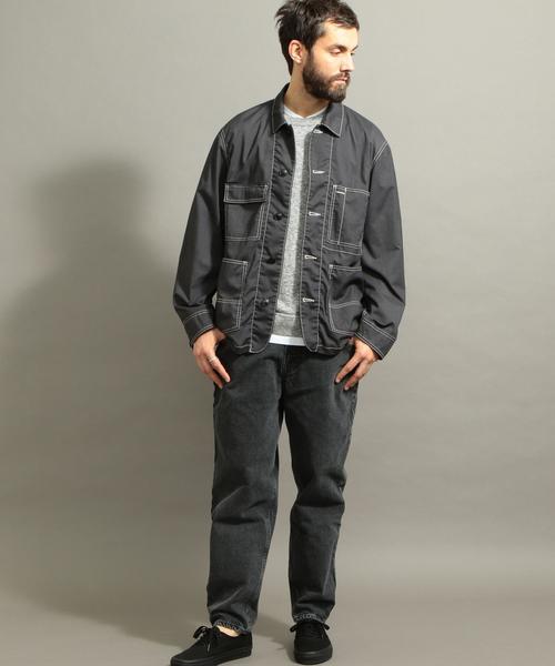 BEAUTY&YOUTH UNITED ARROWS(ビューティーアンドユースユナイテッドアローズ)の「BY TR/TC カバーオール ジャケット ◆(カバーオール・メンズ・ダークグレー/ネイビー・LARGE/X-LARGE/SMALL/MEDIUM)」の8枚目の写真