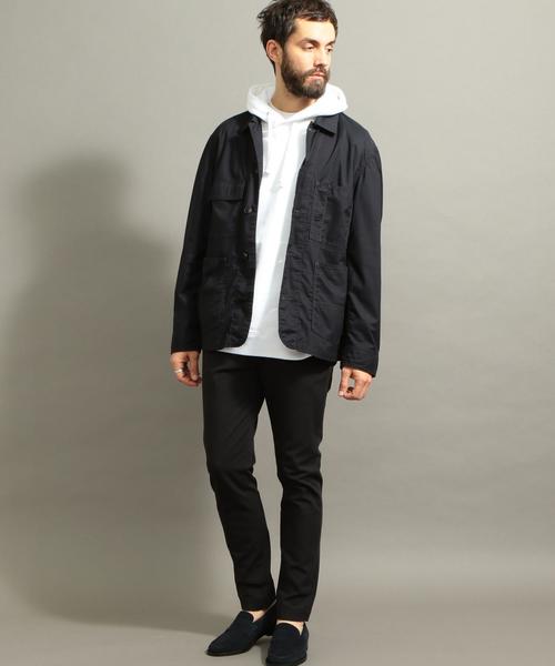 BEAUTY&YOUTH UNITED ARROWS(ビューティーアンドユースユナイテッドアローズ)の「BY TR/TC カバーオール ジャケット ◆(カバーオール・メンズ・ダークグレー/ネイビー・LARGE/X-LARGE/SMALL/MEDIUM)」の3枚目の写真