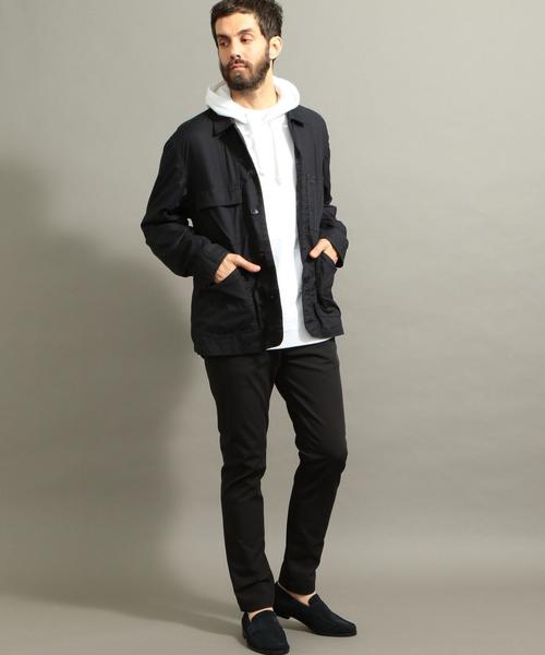 BEAUTY&YOUTH UNITED ARROWS(ビューティーアンドユースユナイテッドアローズ)の「BY TR/TC カバーオール ジャケット ◆(カバーオール・メンズ・ダークグレー/ネイビー・LARGE/X-LARGE/SMALL/MEDIUM)」の4枚目の写真