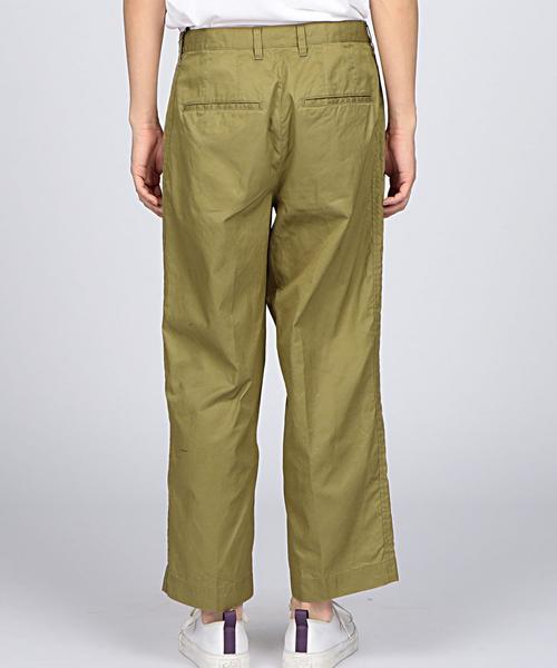 EN ROUTE（アンルート）の「ENR コットンツイル1プリーツパンツ ◆（その他パンツ・メンズ・ブラック/ベージュ・3/2/1）」の3枚目の写真